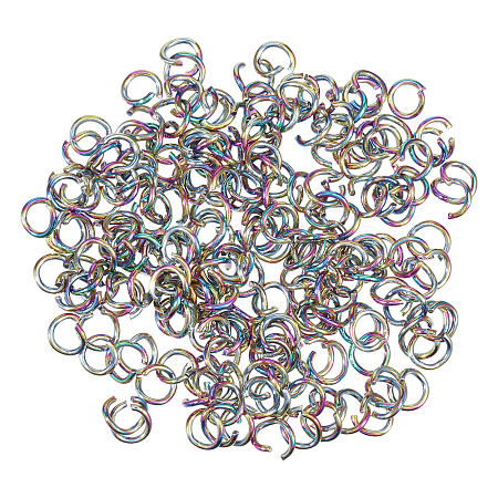 Ion Plating(IP) 304 Stainless Steel Open Jump Rings STAS-CA0002-21B-1