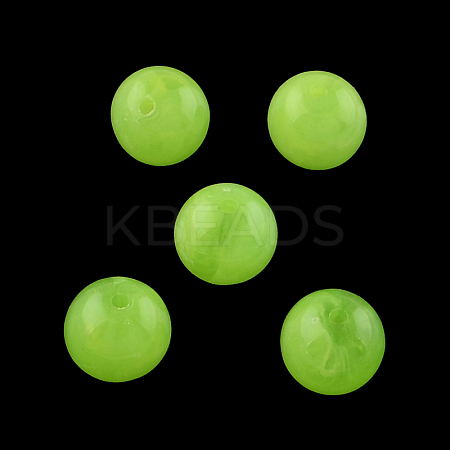 Round Imitation Gemstone Acrylic Beads OACR-R029-16mm-28-1