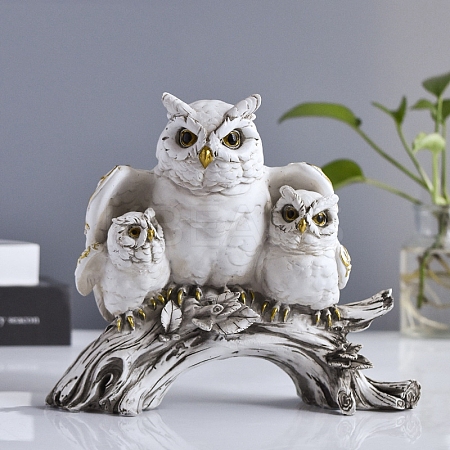 Resin Owl Figurines PW-WG19116-03-1