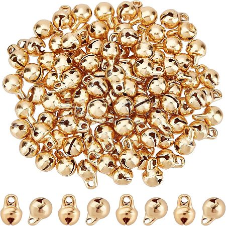 100Pcs 304 Stainless Steel Bell Charms STAS-UN0035-56-1