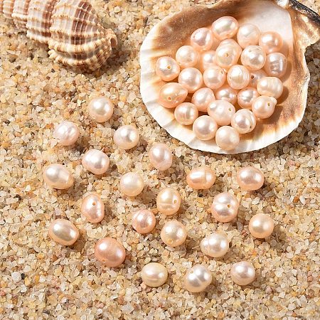 10Pcs Natural Cultured Freshwater Pearl Beads PEAR-YW0001-25B-1
