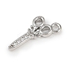 Brass Micro Pave Clear Cubic Zirconia Pendants LS-KK-L238-19P-2
