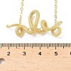 Brass Snake Wrapped Pendant Necklaces for Women LS-NJEW-U041-01G-5