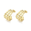 Ion Plating(IP) 304 Stainless Steel C-Shaped Stud Earrings for Women EJEW-A119-15G-4