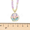 Natural Lavender Amethyst Pendant Necklaces for Women NJEW-G165-01C-G-5