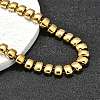 304 Stainless Steel Rectangle Link Chain Neklaces for Women NJEW-R024-01G-3