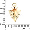Brass Micro Pave Cubic Zirconia Pendants KK-L209-095G-3