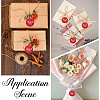 100Pcs Mother's Day Flat Round Gold Stamp Word Happy Mother' Day Hanging Tag DIY-SP0003-88B-5