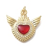 Brass Micro Pave Cubic Zirconia Pendants KK-D431-034E-G-1