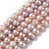 Natural Cultured Freshwater Pearl Beads Strands PEAR-E018-19A-1