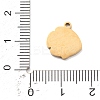 304 Stainless Steel Enamel Charms STAS-R169-04B-G-3