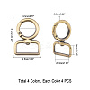 Zinc Alloy Swivel Clasps PALLOY-PH0013-84-RS-2