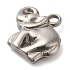 304 Stainless Steel Pendants STAS-M070-28P-2