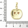 Halloween Theme Brass Micro Pave Cubic Zirconia Enamel Pendants LS-KK-L248-04G-01-3