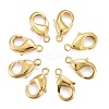 Brass Lobster Claw Clasps X-KK-901-G-NF-1