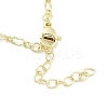 Brass Micro Pave Clear Cubic Zirconia Pendant Necklaces LS-NJEW-B101-03G-01-3