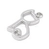 Non-Tarnish 304 Stainless Steel Charms STAS-L022-400P-2