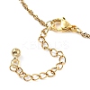 2Pcs 2 Colors 304 Stainless Steel Singapore Chain Necklace Making AJEW-JB01333-6