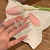 Star Alloy Rhinestone Stud Earrings WG46953-71-1