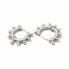 Rack Plating Brass Hoop Earrings for Women EJEW-H091-15P-2
