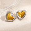 Valentine's Day 304 Stainless Steel Stud Earrings WG1D16C-01-5