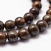 Natural Bronzite Bead Strands LS-G-D840-57-10mm-3