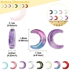 20Pcs Gradient Color Handmade Lampwork Beads LAMP-FS0001-18D-4