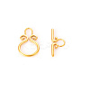 Stainless Steel Toggle Clasps PW-WG7E0F8-02-1