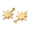 304 Stainless Steel Pendants STAS-Z177-06G-2