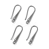Eco-Friendly Brass Earring Hooks Findings LS-KK-M157-03B-RS-1