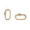 Brass Screw Carabiner Lock Charms LS-KK-T047-07G-2