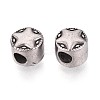 304 Stainless Steel European Style Large Hole Beads STAS-T072-104AS-2