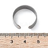 Non-Tarnish 304 Stainless Steel Cuff Rings LS-X-STAS-T045-22A-P-2