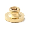 Golden Plated Round Shaped Wax Seal Brass Stamp Head STAM-K001-07G-05-2