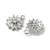 Brass Micro Pave Cubic Zirconia Pendants KK-D373-05P-2