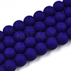 Opaque Glass Beads Strands X-GLAA-T032-P8mm-MD03-1