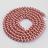 Glass Pearl Beads Strands X-HY-6D-B36-1