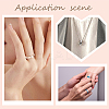 16Pcs 4 Colors 201 Stainless Steel Plain Band Rings Set for Women RJEW-BC0001-02-5