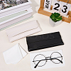 2Pcs 2 Colors Portable PU Leather Eyeglass Cases AJEW-CN0005-20-4