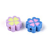 Handmade Polymer Clay Beads X1-CLAY-T023-10M-2