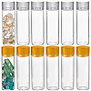 32Pcs 2 Colors Clear Glass Bottles Bead Containers CON-SC0001-13B-1
