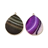 Natural Agate Pendants G-E526-01-M-2