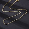 Brass Satellite Chains Necklaces for Women NJEW-D302-61G-5