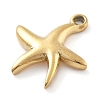 304 Stainless Steel Pendants STAS-I327-05G-2