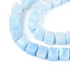 Anti-Tarnish Electroplate Glass Beads Strands GLAA-T025-4mm-10F-3