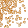 120Pcs 3 Styles Brass Hollow Beads KK-HY0001-70-1