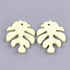 Painted Poplar Wood Pendants LS-X-WOOD-S045-067A-2
