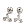 304 Stainless Steel Cartilage Earrings EJEW-B066-01A-P-1