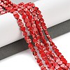 Dyed Synthetic Imperial Jasper Beads Strands G-M403-A36-01-2