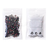 Opaque Black Acrylic Beads SACR-YW0001-21A-9